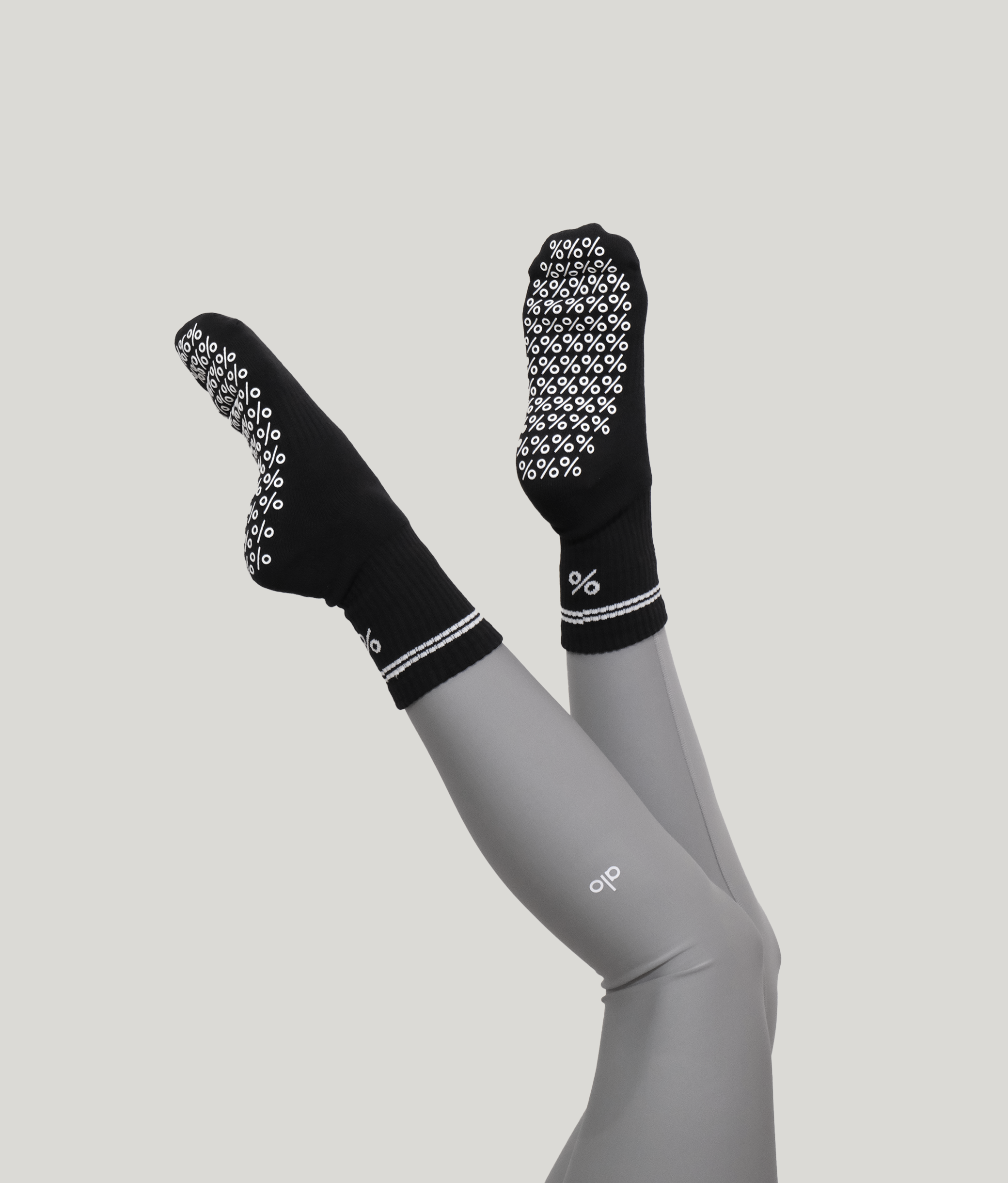 Percent Pilates Socks - Black