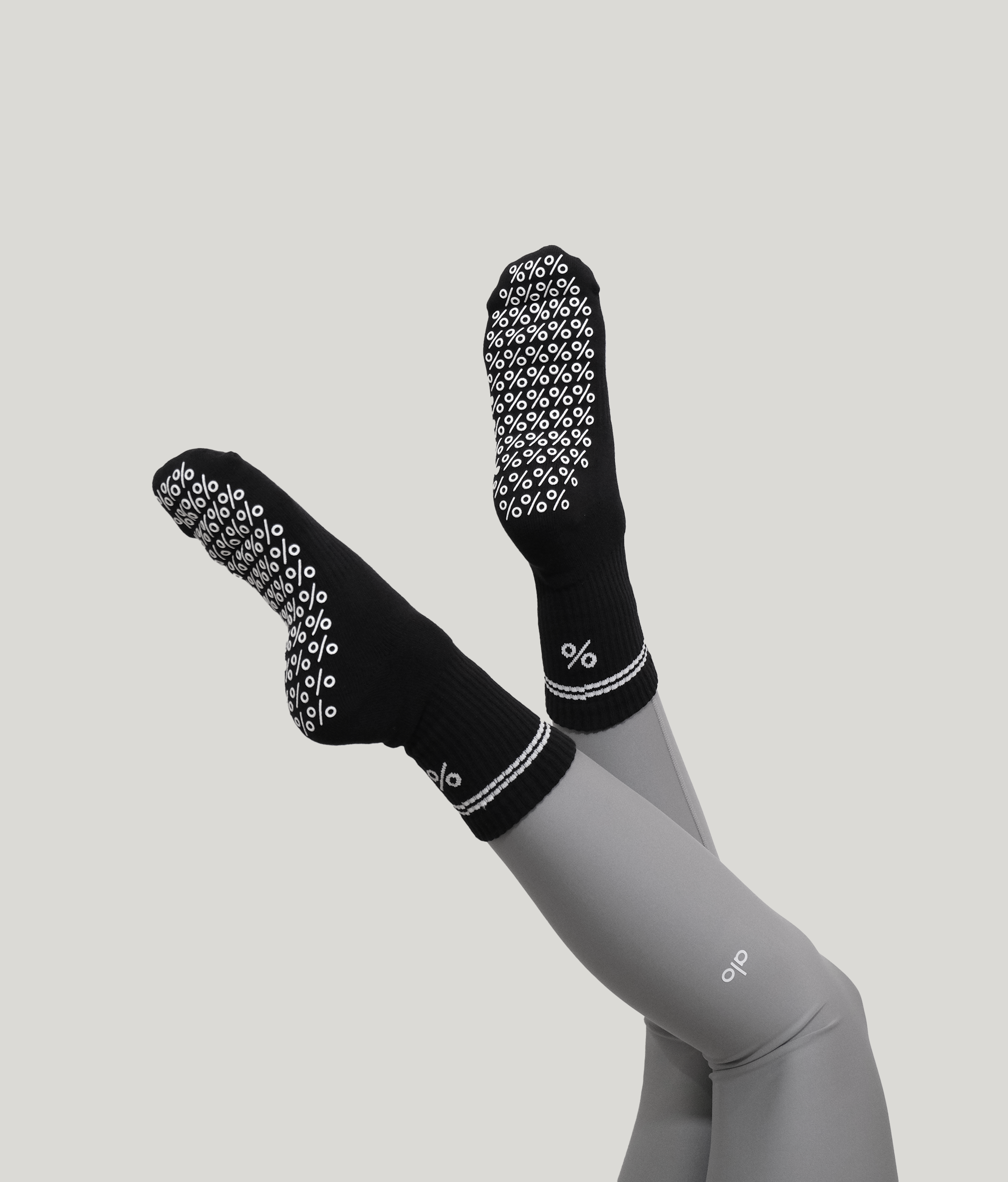 Percent Pilates Socks - Black