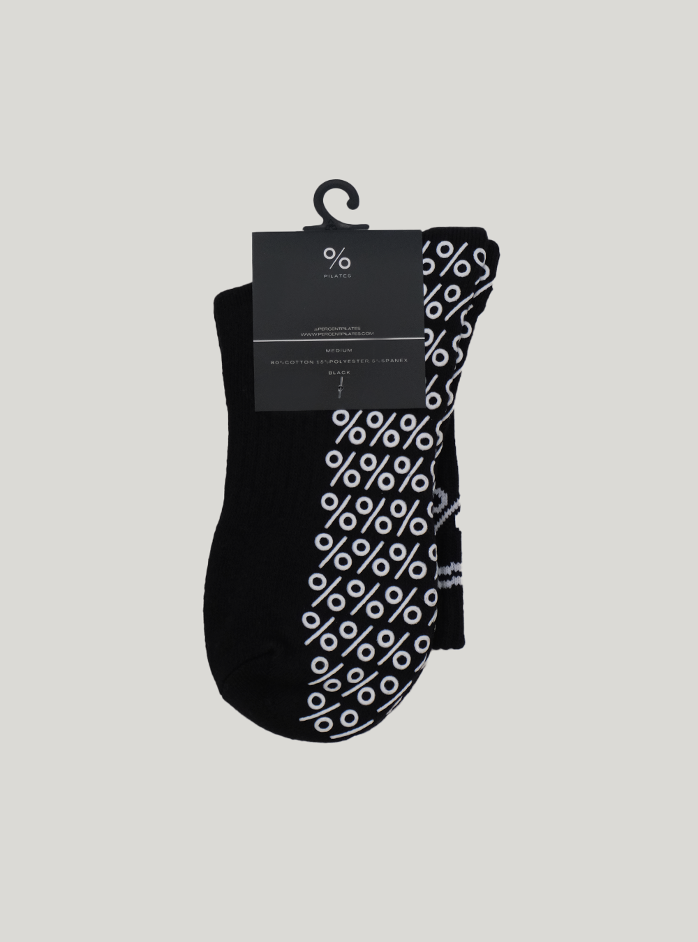 Percent Pilates Socks - Black