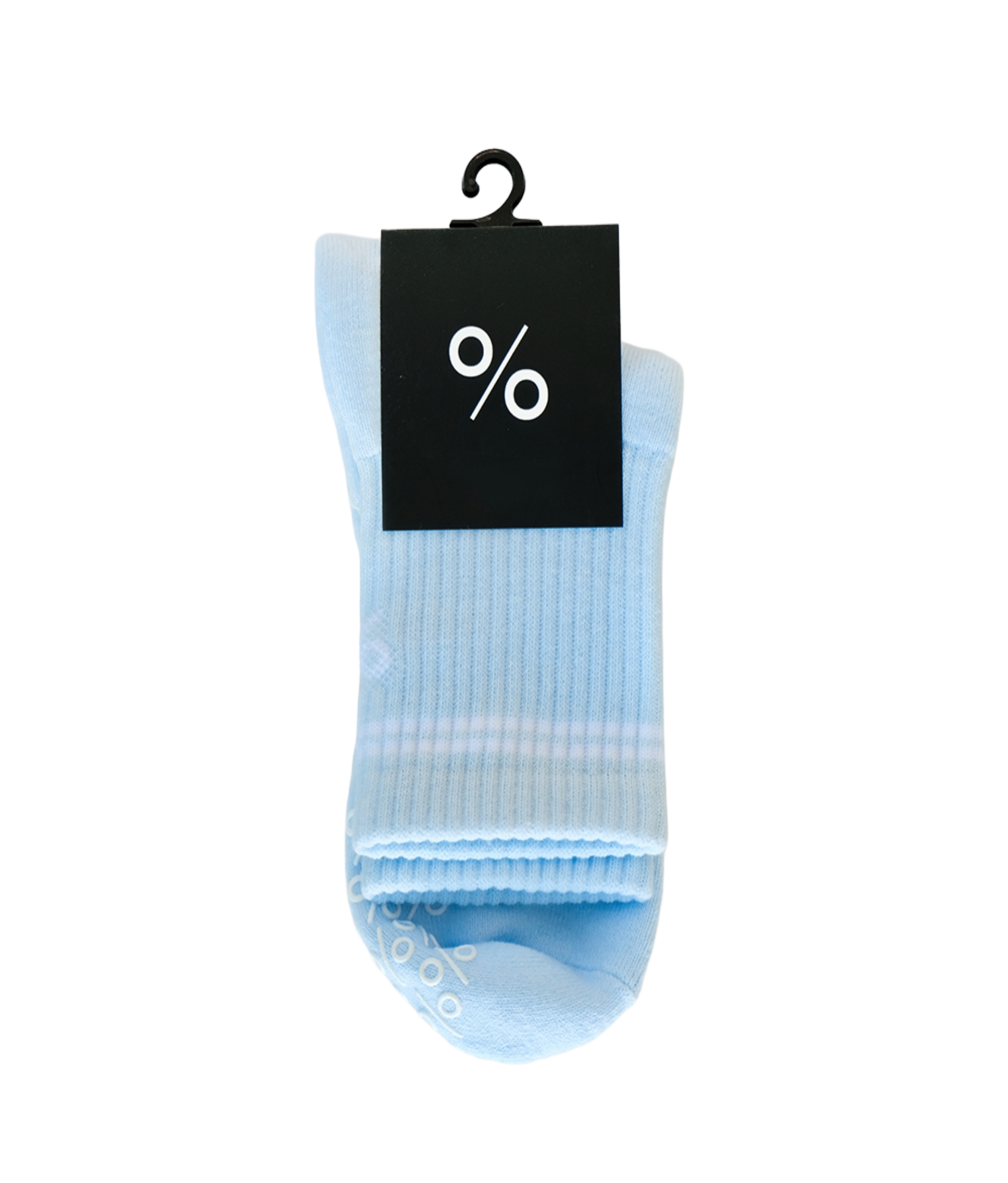 Percent Pilates Socks - Sky Blue