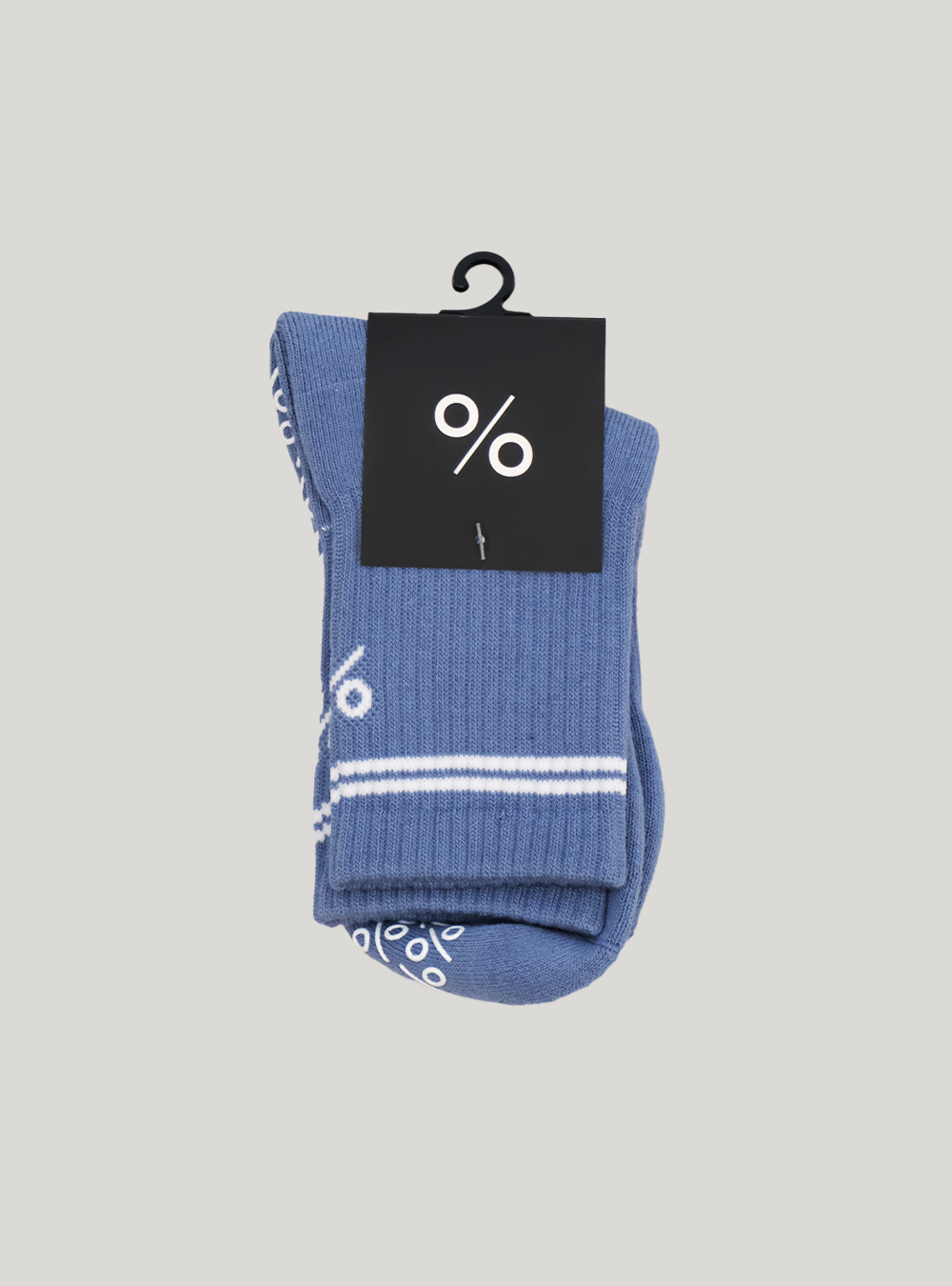 Percent Pilates Socks - Cornflower Blue