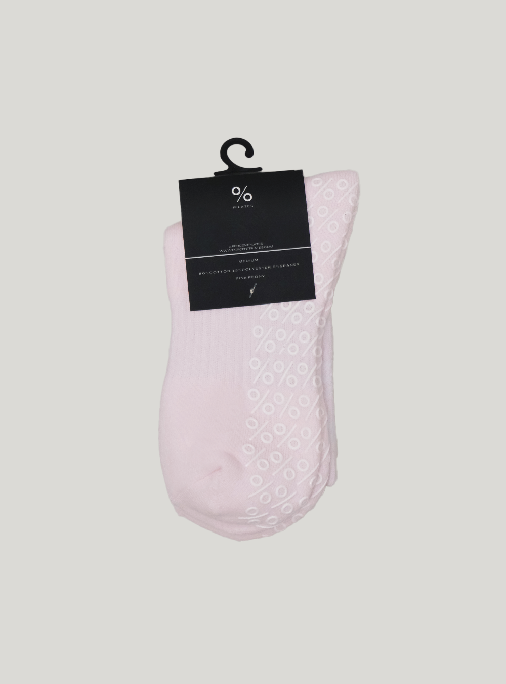 Percent Pilates Socks - Pink Peony