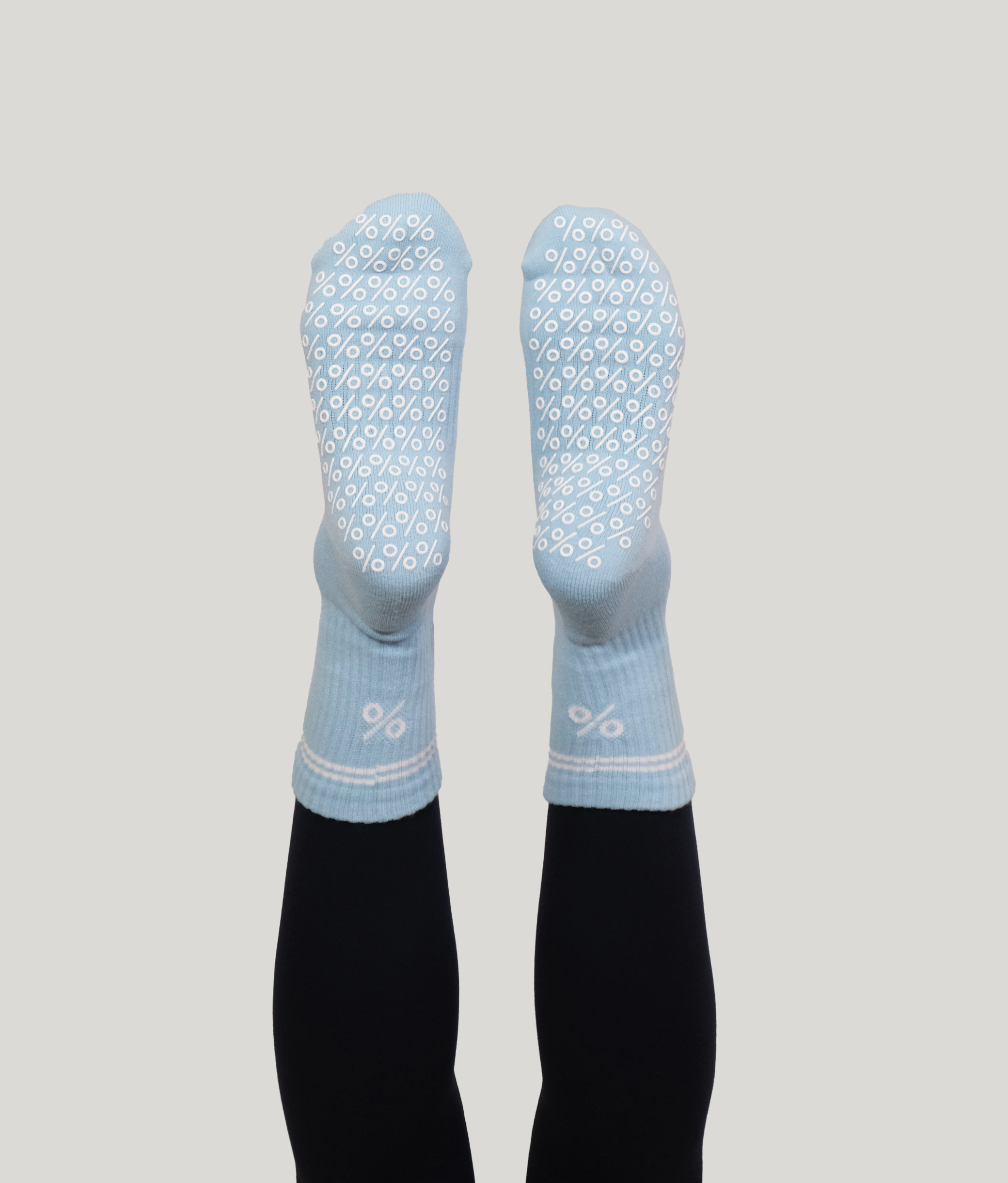 Percent Pilates Socks - Celestial Blue