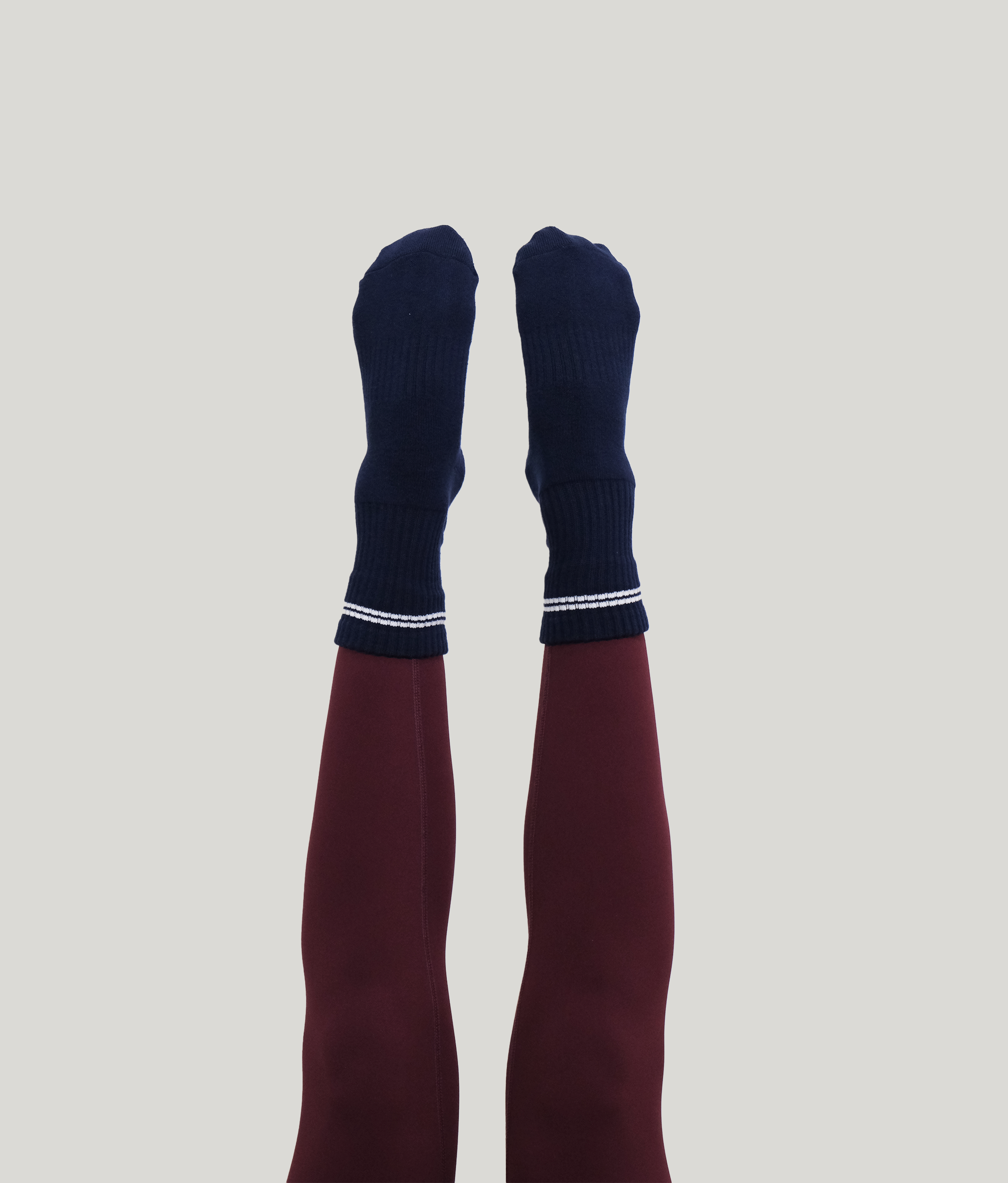 Percent Pilates Socks - True Navy Blue