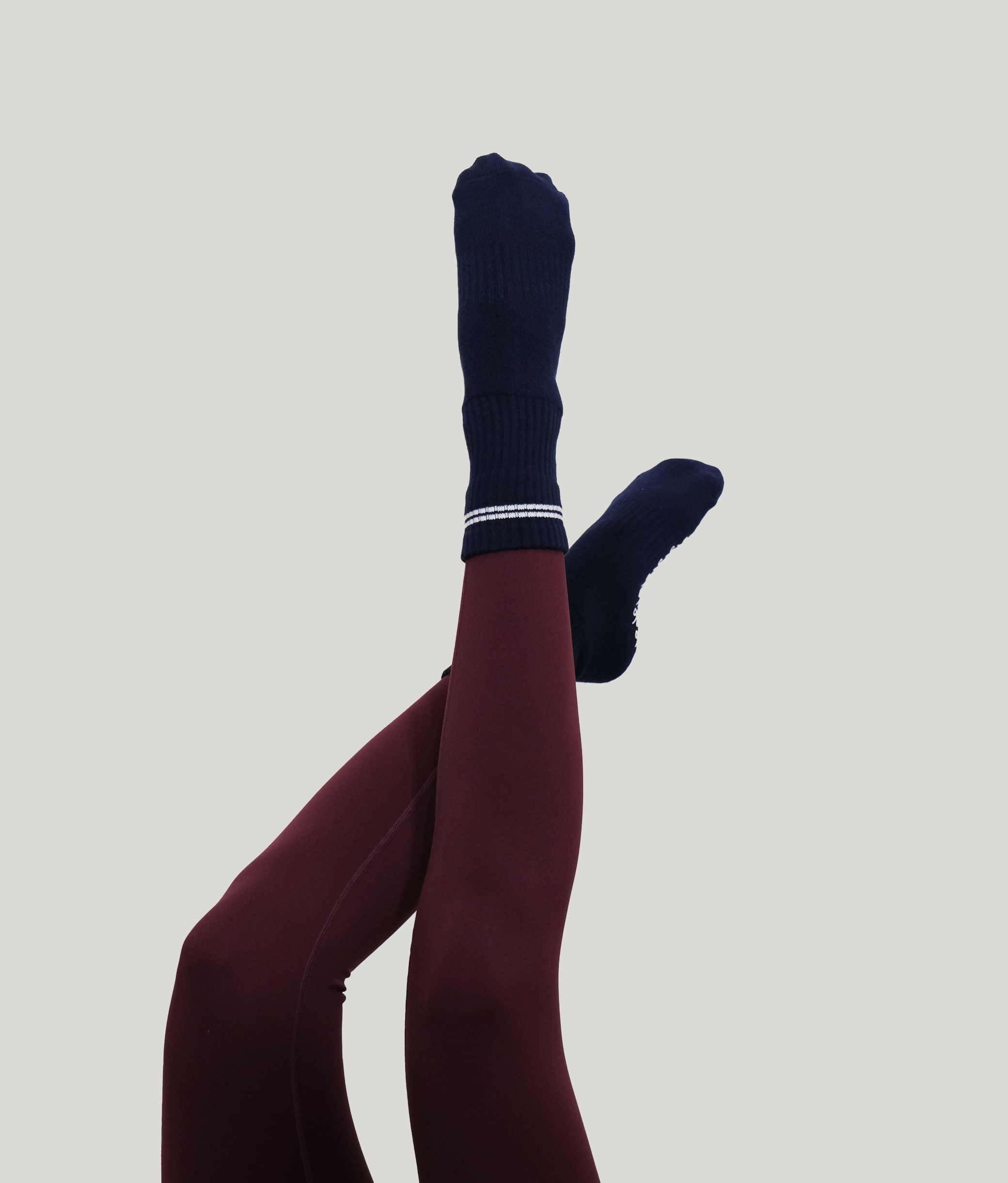 Percent Pilates Socks - True Navy Blue
