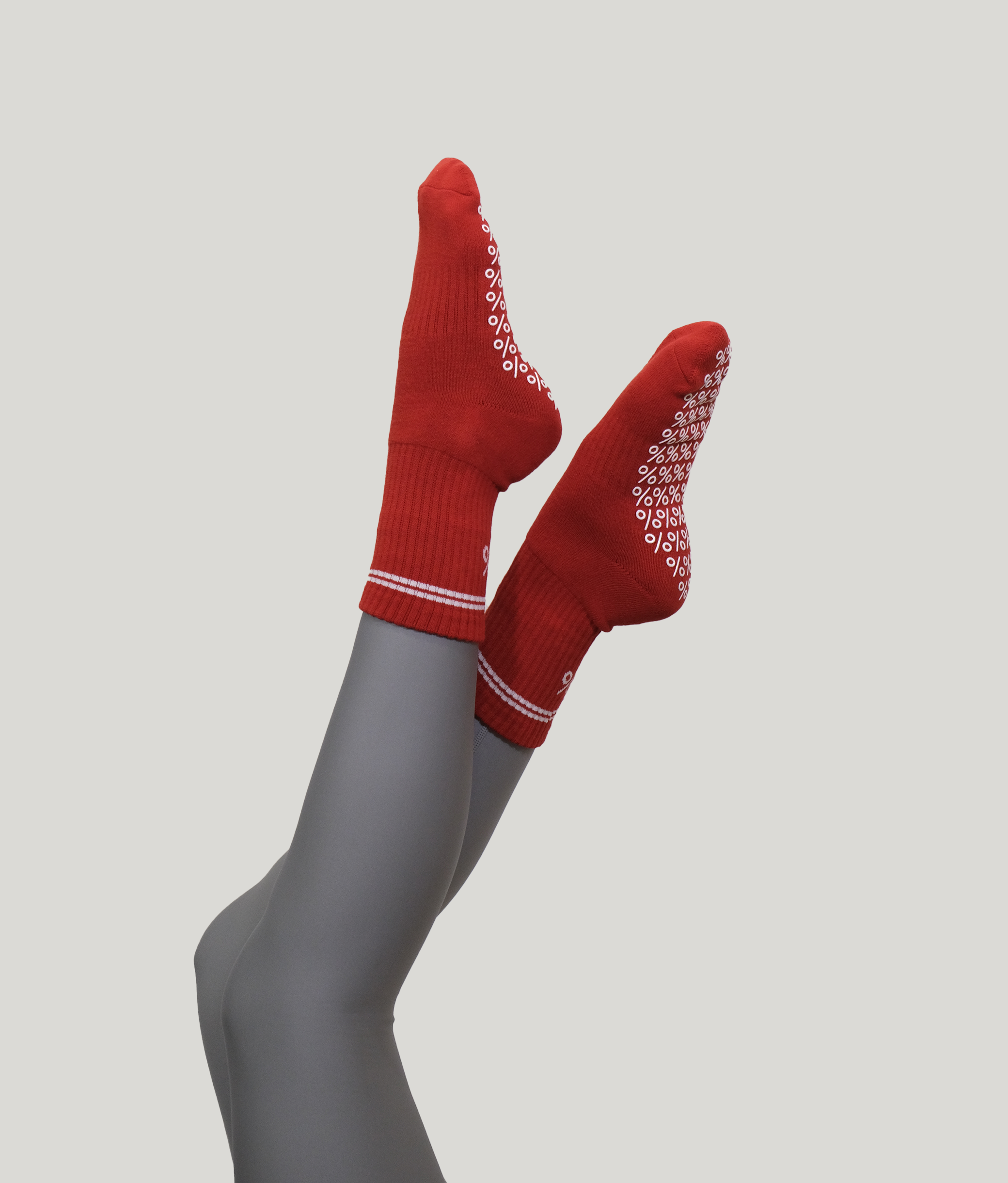 Percent Pilates Socks - Red