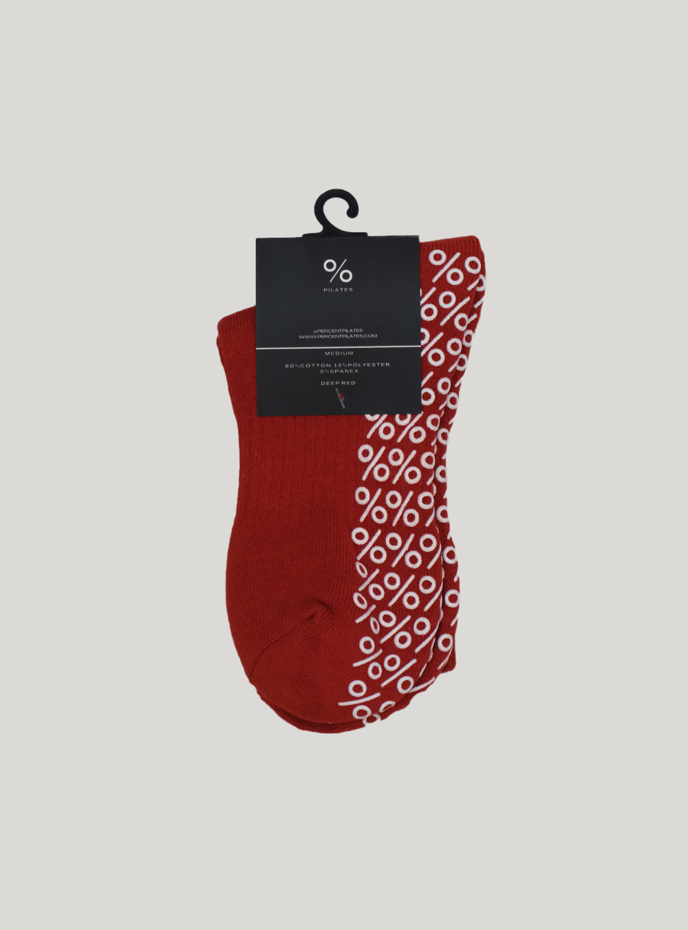 Percent Pilates Socks - Red