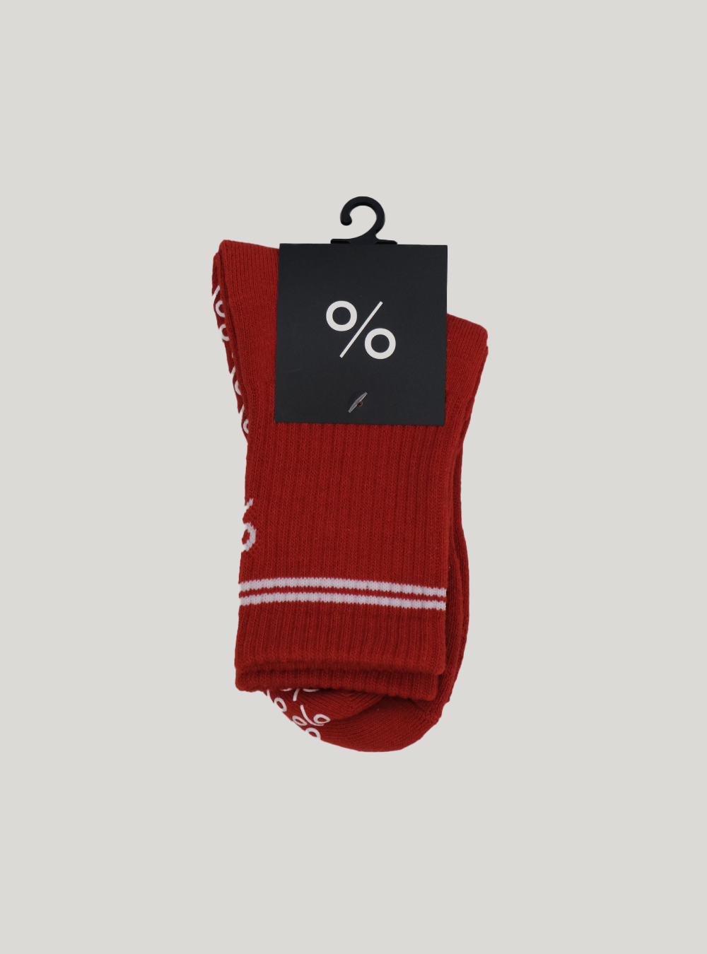 Percent Pilates Socks - Red