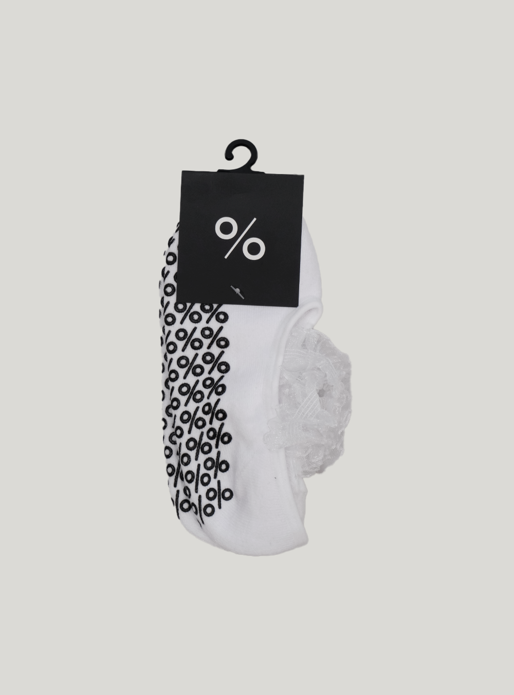 Ballet Style Grip Pilates Socks - White