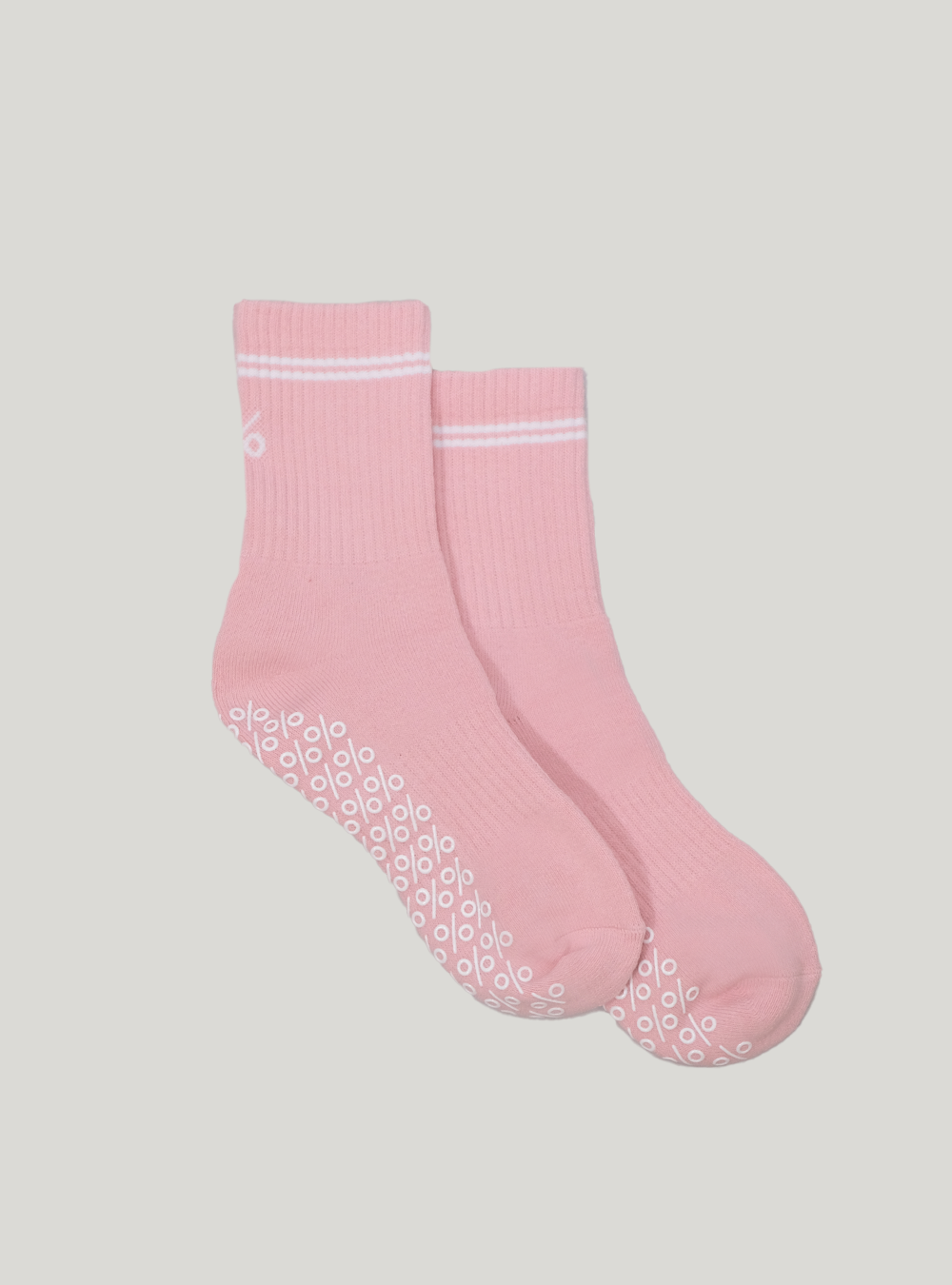 Percent Pilates Socks - Wild Rose Pink
