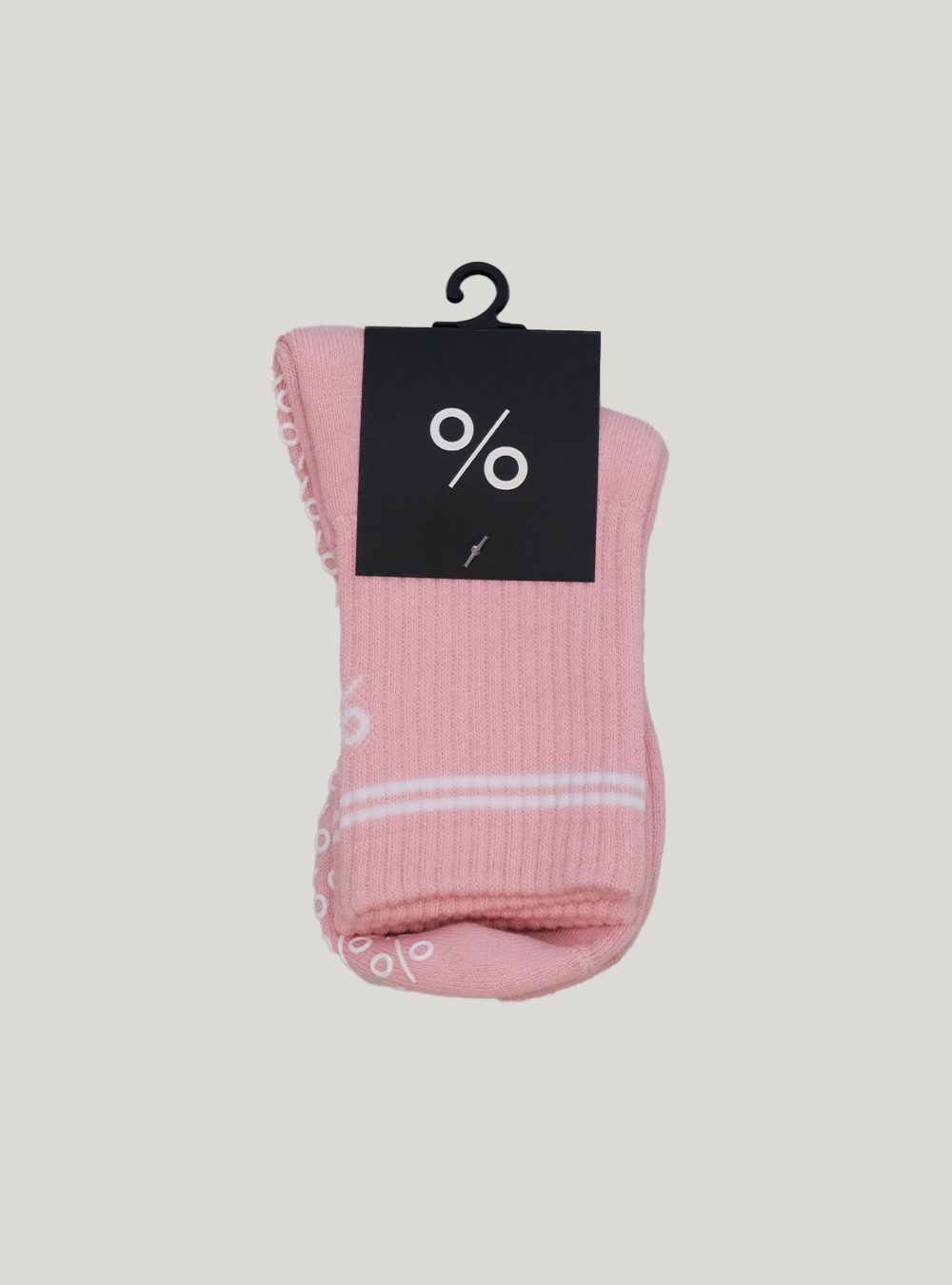 Percent Pilates Socks - Wild Rose Pink