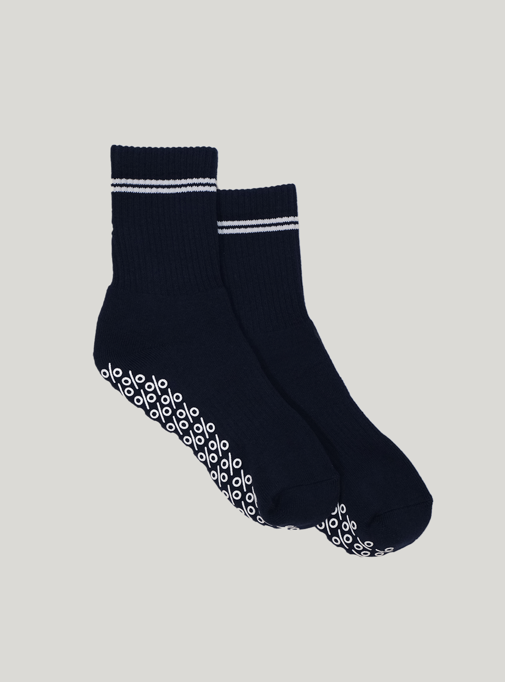 Percent Pilates Socks - True Navy Blue